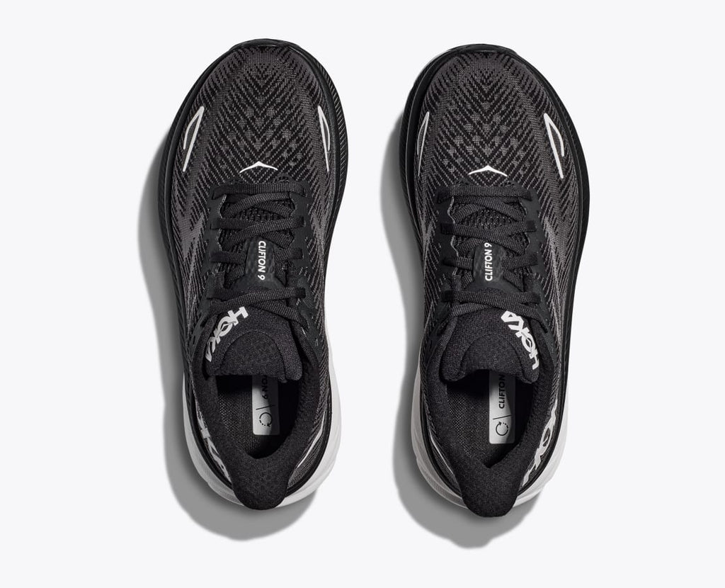 Hoka Clifton 9 Wide Men's - Black/White