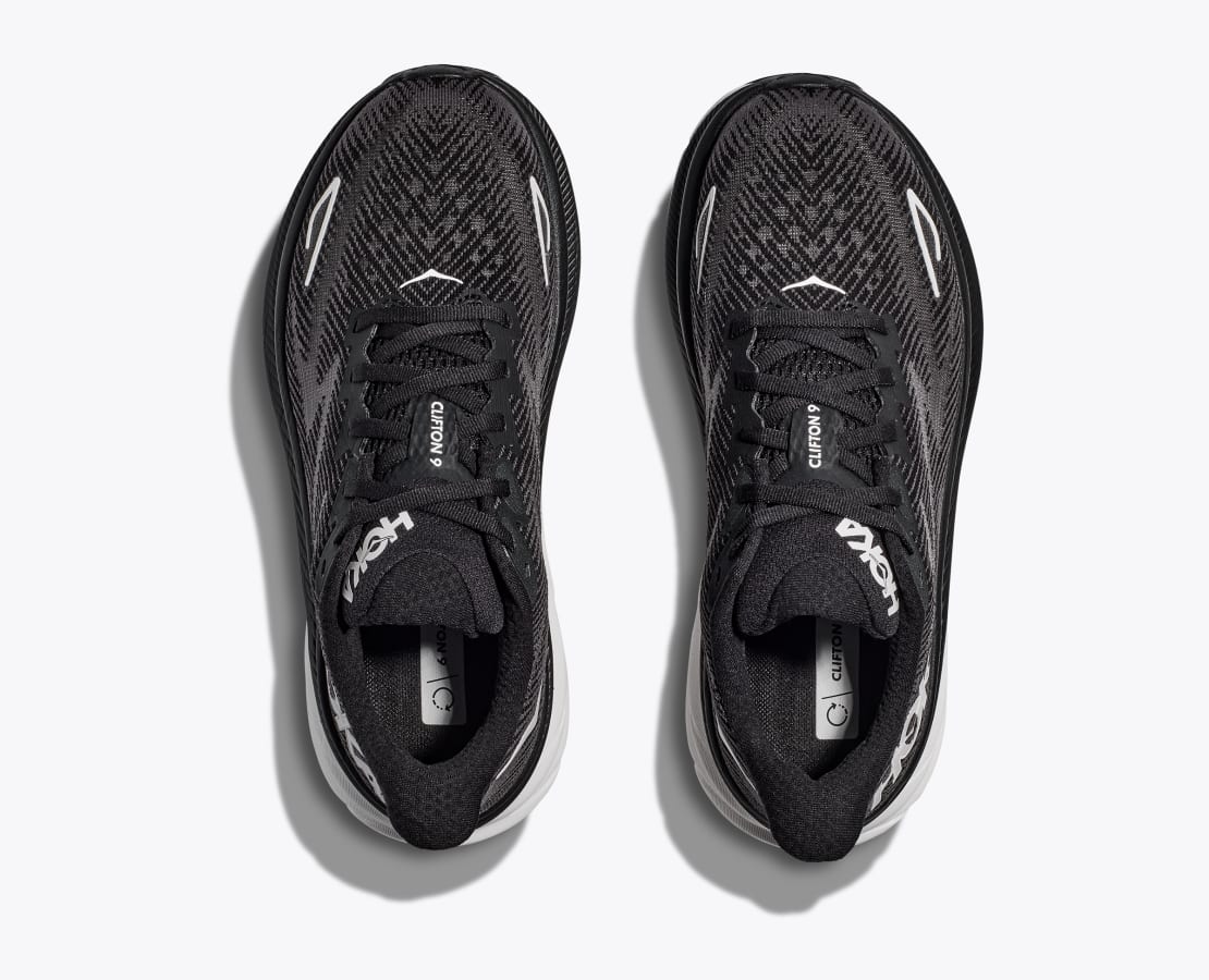Hoka Clifton 9 Wide Men's - Black/White