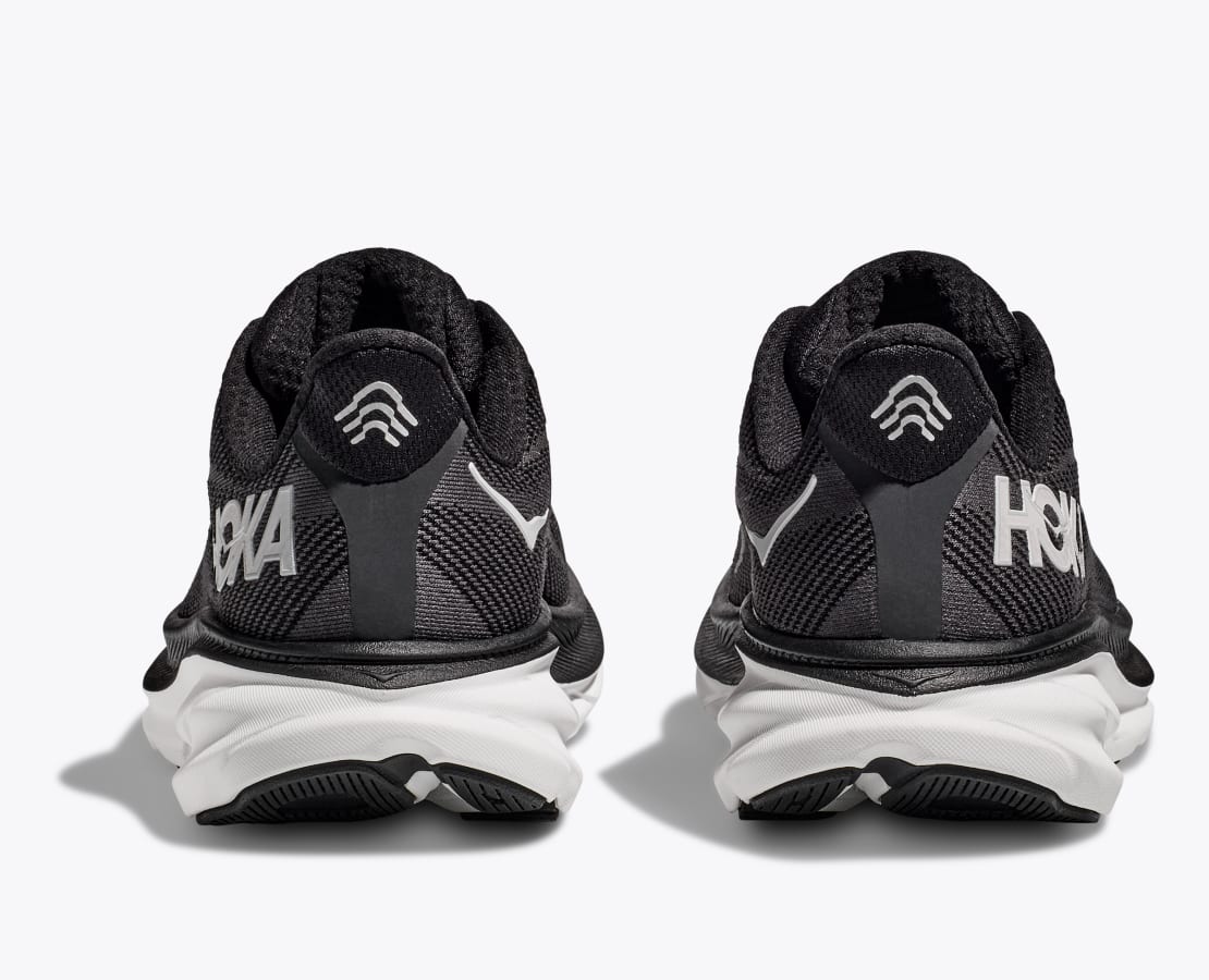 Hoka Clifton 9 Wide Men's - Black/White