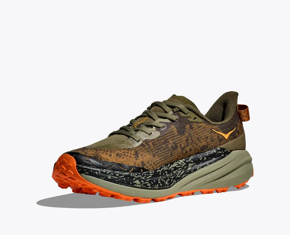 Hoka Speedgoat 6 Wide Men's - Antique olive / Squash