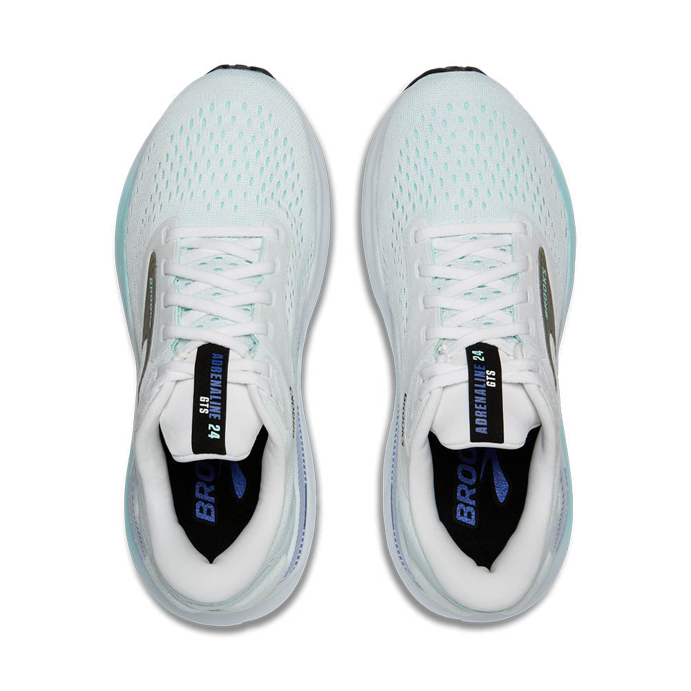 Brooks Adrenaline GTS 24 Wide Women's - White/Limpet Shell/ Amparo
