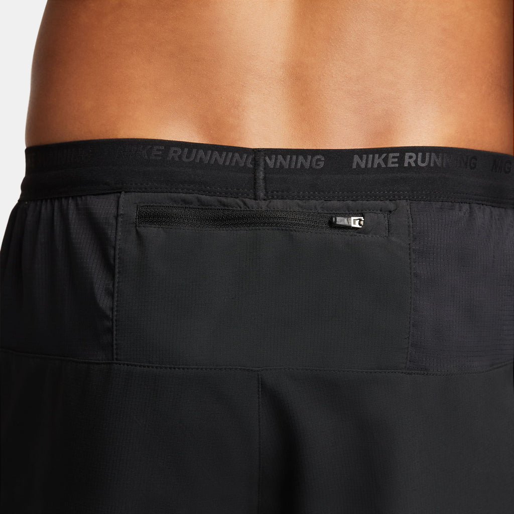 Nike Dri-Fit Stride 5 inch Hybrid Short Men's - Black/Black/Reflective Silver