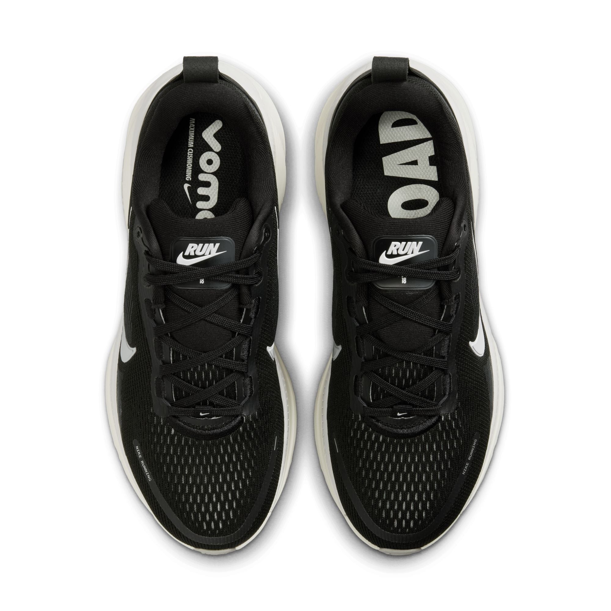 Nike Vomero 18 Women's Road Running Shoes - Black/Coconut Milk/Light Iron Ore/Summit White