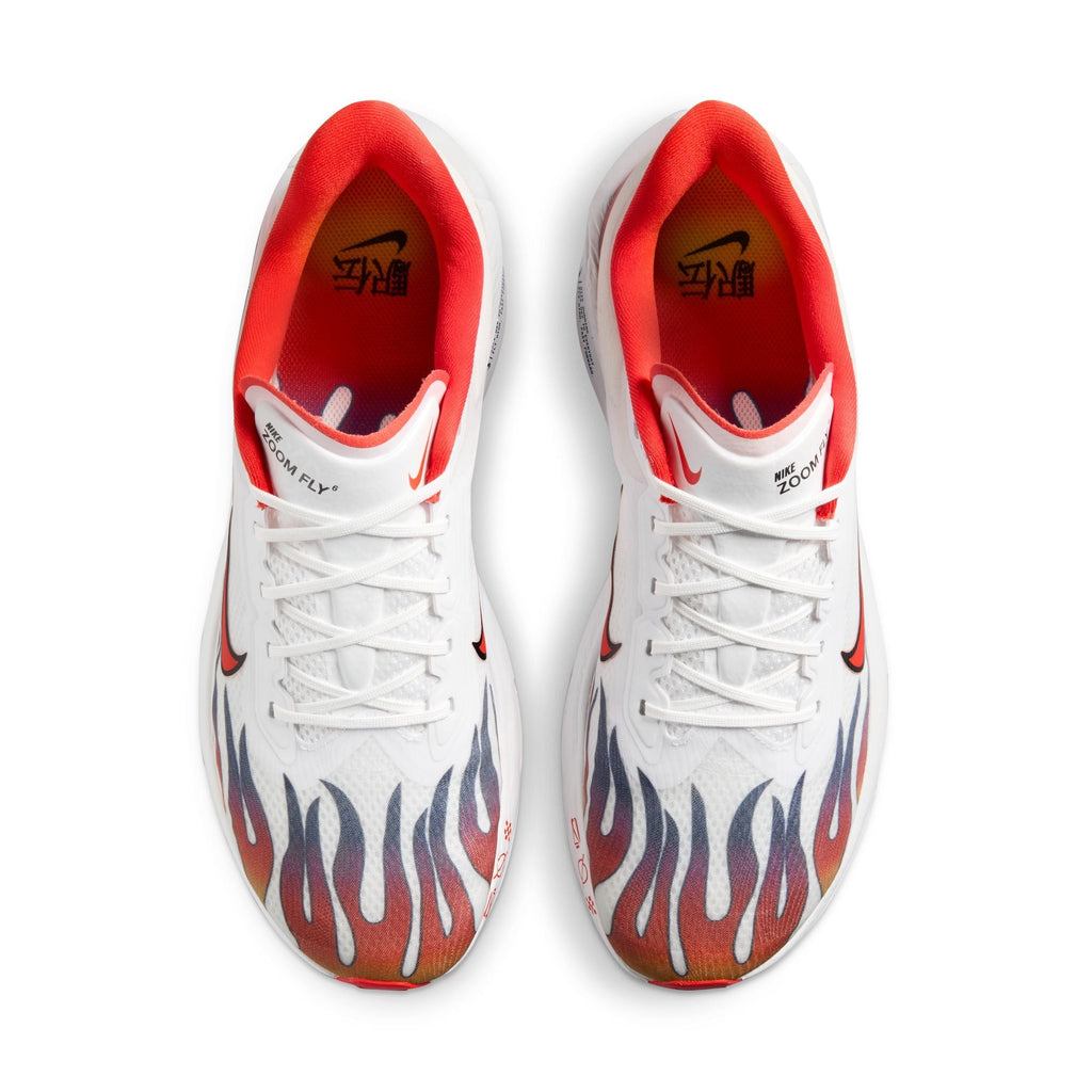 Nike Zoom Fly 6 Men's - White/Habanero Red