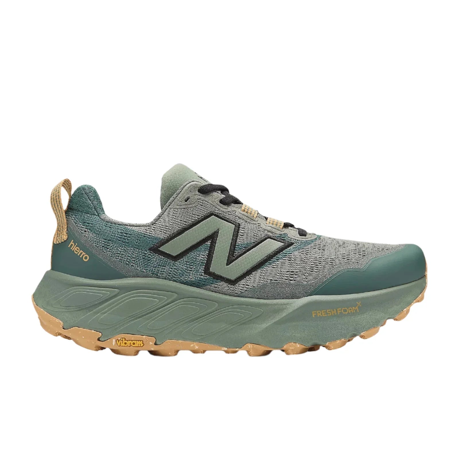 New Balance Fresh Foam X Hierro V9 Wide Men's -Dark Juniper/Black/Dried Apricot