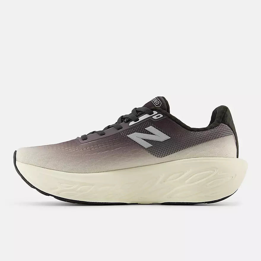 New Balance Fresh Foam X 1080v14 Wide (D) Women's - Black Cement/Angora/Silver Metallic