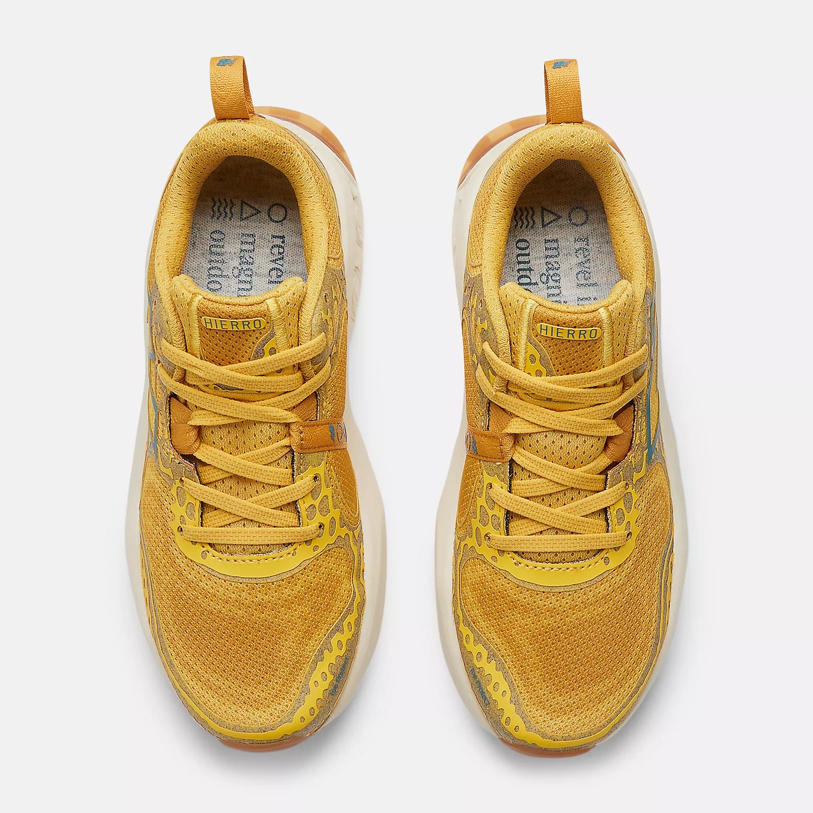 New Balance Fresh Foam X Hierro V8 Wide Men's - Btterscotch/Ginger Lemon/Deep Sea
